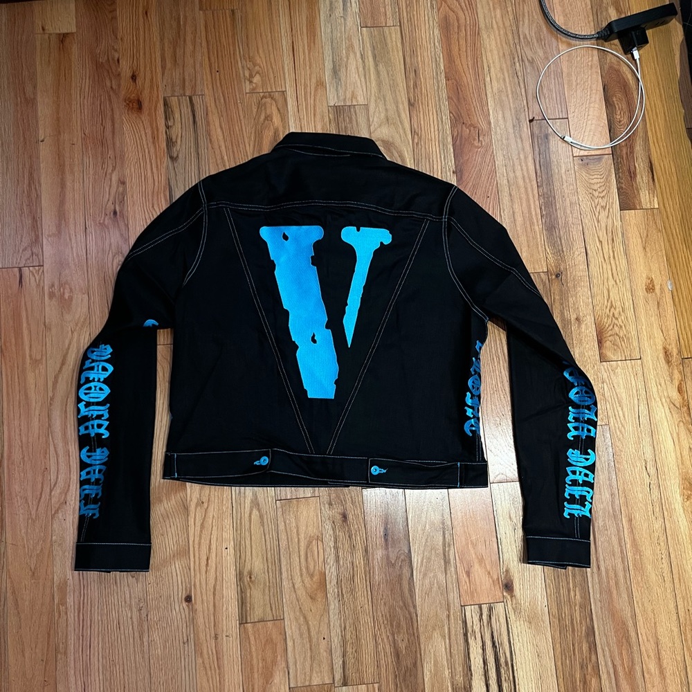 Vlone Denim Jacket ( Live Vlone Die Vlone )